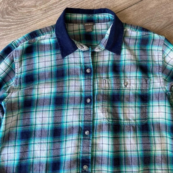 Eddie Bauer Fremont  Flannel Corduroy Shirt - Picture 9 of 16
